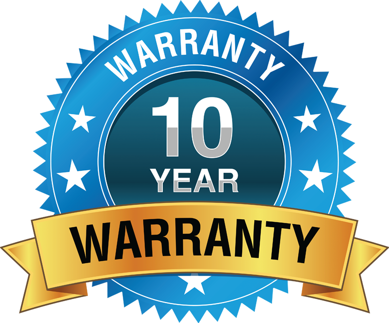 10 Year Warranty